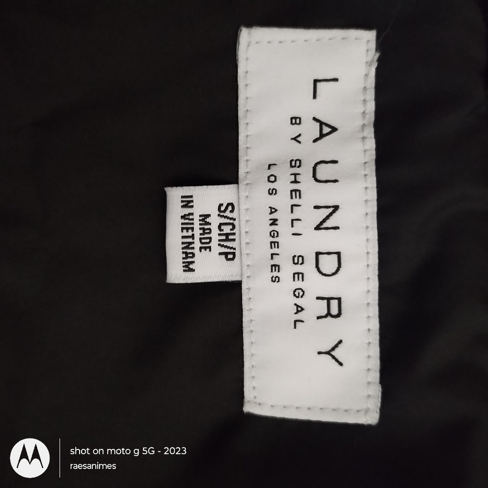 Laundry By Shelli Segal Black Quilted Puffer Jacket - Picture 3 of 5